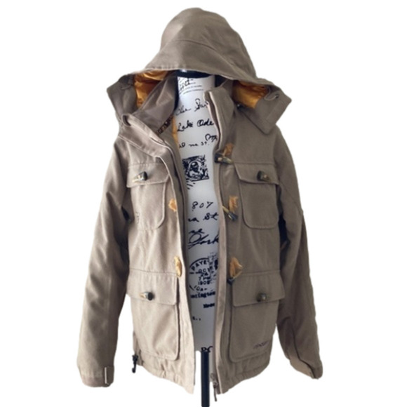 Women’s Rip Curl Jacket Coat Tan Size 7 - Picture 1 of 7